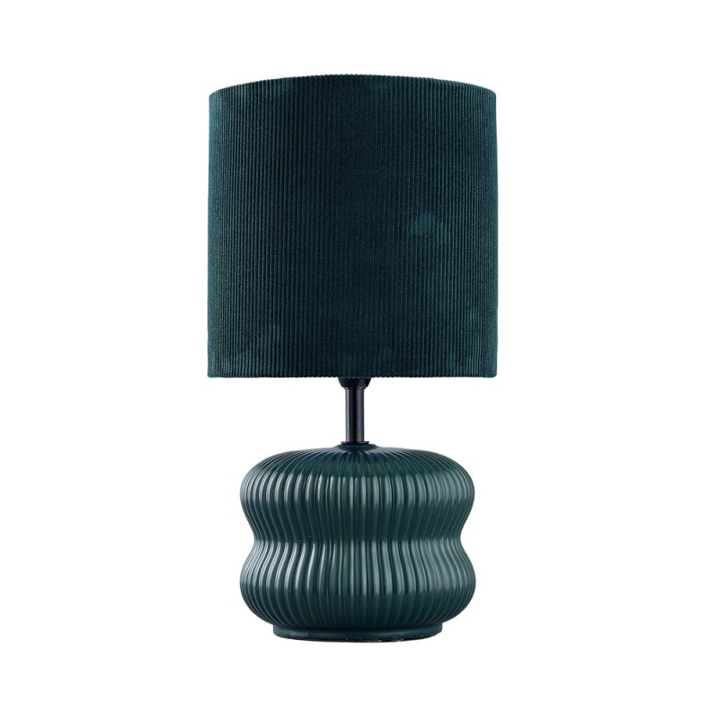 PATENT ΦΩΤΙΣΤΙΚΟ ΕΠΙΤΡΑΠΕΖΙΟ 20.5x20.5x38cm ΚΕΡΑΜΙΚΟ ΠΡΑΣΙΝΟ ΥΦΑΣΜΑ ΠΡΑΣΙΝΟ