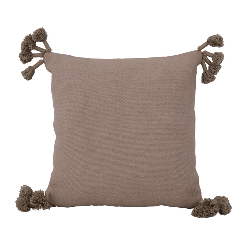 FERNO ΔΙΑΚΟΣΜΗΤΙΚΟ ΜΑΞΙΛΑΡΙ 45x45cm ΥΦΑΣΜΑ ΓΚΡΙ PE/PP