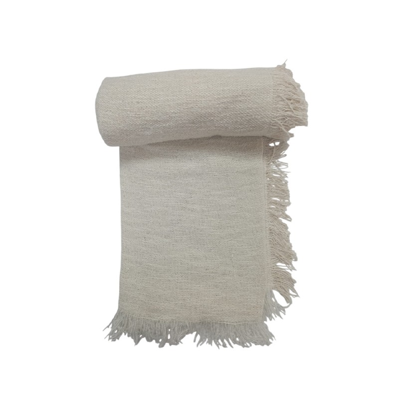 ELNE ΡΙΧΤΑΡΙ ΔΙΑΚΟΣΜΗΤΙΚΟ 130x170cm ΥΦΑΣΜΑ OFF WHITE POLYESTER