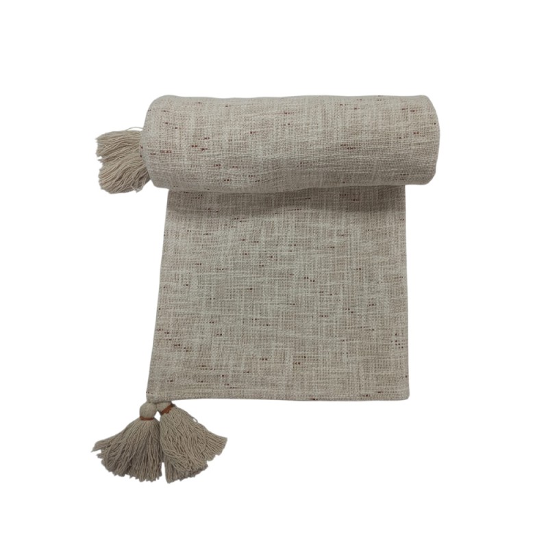 ASHA ΡΙΧΤΑΡΙ ΔΙΑΚΟΣΜΗΤΙΚΟ 180x240cm ΥΦΑΣΜΑ IVORY POLYESTER