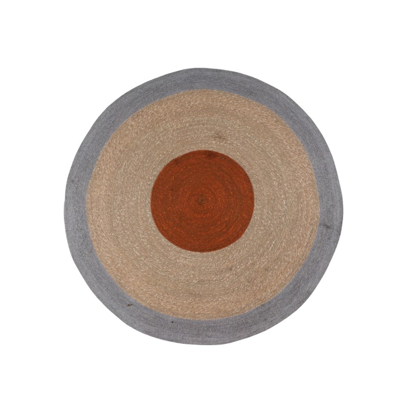 WAVEA ΧΑΛΑΚΙ 120x120cm SEAGRASS ΦΥΣΙΚΟ TERRA ΓΚΡΙ