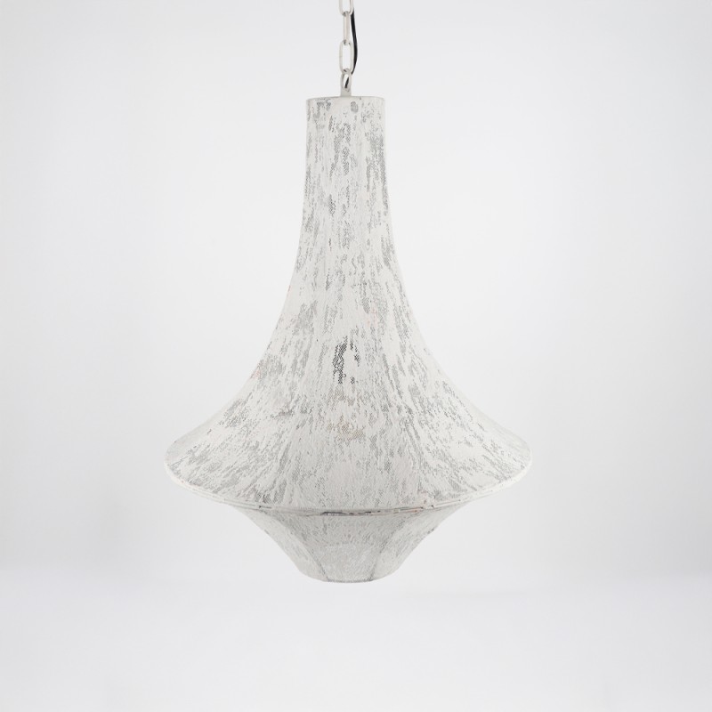 TUBE ΦΩΤΙΣΤΙΚΟ ΟΡΟΦΗΣ 56x56x74cm ΣΙΔΕΡΟ ΛΕΥΚΟ ΑΝΤΙΚΕ