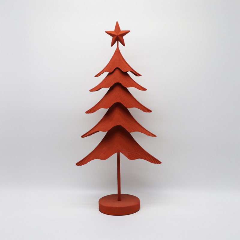 ΑΒΕΤΕ ΧΡΙΣΤΟΥΓΕΝΝΙΑΤΙΚΟ ΔΙΑΚΟΣΜΗΤΙΚΟ ΔΕΝΤΡΟ 31x15x66.5cm ΣΙΔΕΡΟ ΠΟΡΤΟΚΑΛΙ