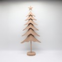 ΑΒΕΤΕ ΧΡΙΣΤΟΥΓΕΝΝΙΑΤΙΚΟ ΔΙΑΚΟΣΜΗΤΙΚΟ ΔΕΝΤΡΟ 35.5x15x83cm ΣΙΔΕΡΟ ΜΠΕΖ