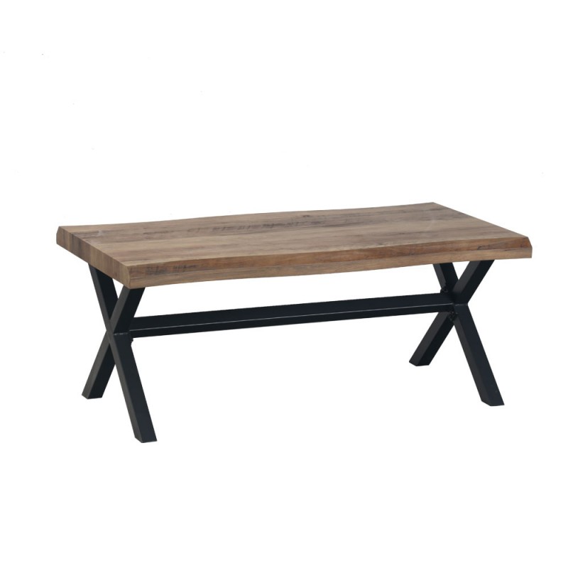BRICK COFFEE TABLE ΚΑΡΥΔΙ ΜΑΥΡΟ 110x60xΗ45cm