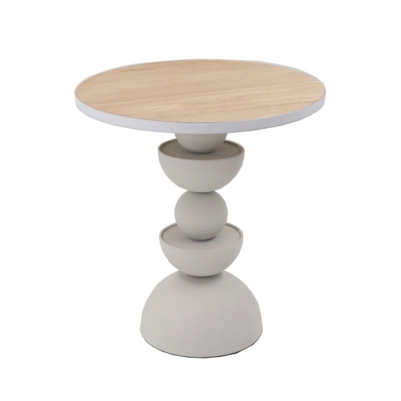 UP   DOWN 40,5 SIDE TABLE ΛΕΥΚΟ ΦΥΣΙΚΟ 40,5x40,5xH45cm