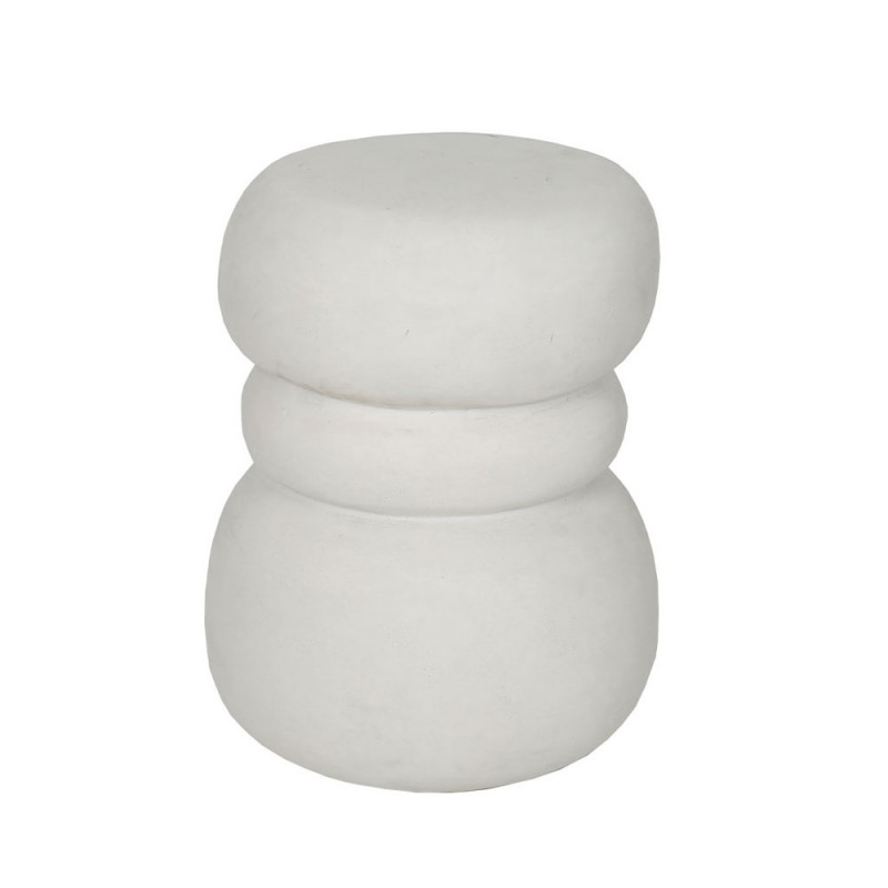 NIVO SIDE TABLE ΑΣΠΡΟ 35x37x47cm