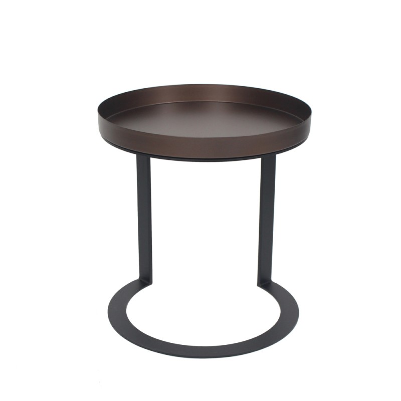 CASTANO COFFEE TABLE ΚΑΦΕ ΜΑΥΡΟ 42x42x45cm