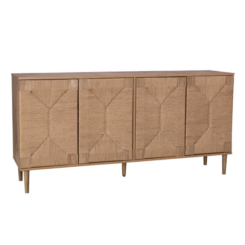 SISAL ΜΠΟΥΦΕΣ 4ΠΟΡΤΕΣ ΦΥΣΙΚΟ 160x39x78.5cm