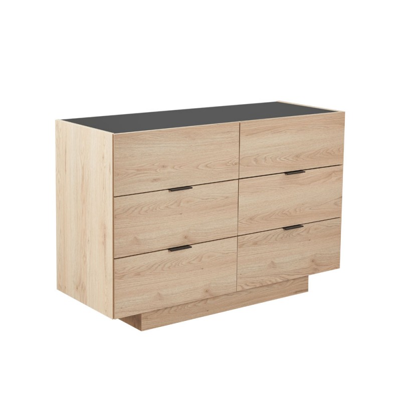 CUBIUS ΣΥΡΤΑΡΙΕΡΑ 6ΣΥΡΤΑΡΙΑ ΦΥΣΙΚΟ 120x45,4xH81cm