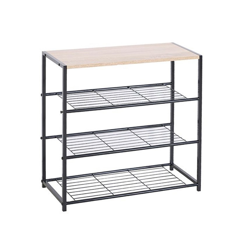 RAIL 3 ΠΑΠΟΥΤΣΟΘΗΚΗ 3ΡΑΦΙΑ SONOMA ΜΑΥΡΟ 63x30xH63cm RAIL 3 ΠΑΠΟΥΤΣΟΘΗΚΗ 3ΡΑΦΙΑ SONOMA ΜΑΥΡΟ 63x30xH63cm