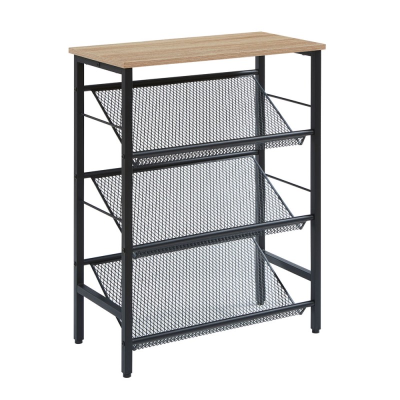 PLEXUS ΠΑΠΟΥΤΣΟΘΗΚΗ 3ΡΑΦΙΑ ΚΑΡΥΔΙ ΜΑΥΡΟ 60x30xH80cm PLEXUS ΠΑΠΟΥΤΣΟΘΗΚΗ 3ΡΑΦΙΑ ΚΑΡΥΔΙ ΜΑΥΡΟ 60x30xH80cm