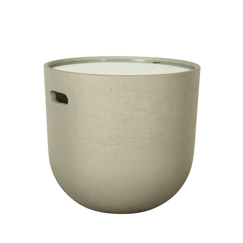 CAP COFFEE TABLE LIMESTONE 49x49xH45cm