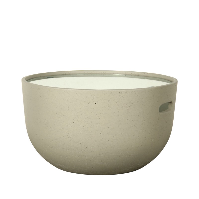 CAP COFFEE TABLE LIMESTONE 58x58xH32cm