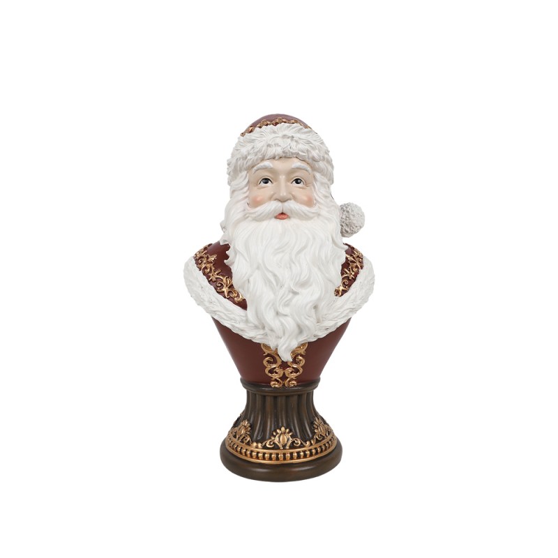 CLAUSY ΧΡΙΣΤΟΥΓΕΝΝΙΑΤΙΚΟ ΔΙΑΚΟΣΜΗΤΙΚΟ ΑΓΙΟΣ ΒΑΣΙΛΗΣ 18x12x29.5cm POLYRESIN ΠΟΛΥΧΡΩΜΟ