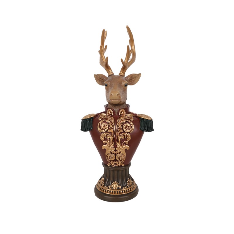 RUDI ΧΡΙΣΤΟΥΓΕΝΝΙΑΤΙΚΟ ΔΙΑΚΟΣΜΗΤΙΚΟ ΕΛΑΦΙ 16x10.2x36.5cm POLYRESIN ΠΟΛΥΧΡΩΜΟ