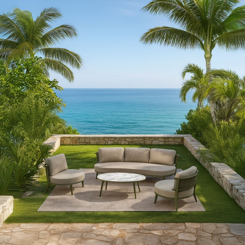 LA LUNA ΣΑΛΟΝΙ SET 1+2+2 ΛΑΔΙ