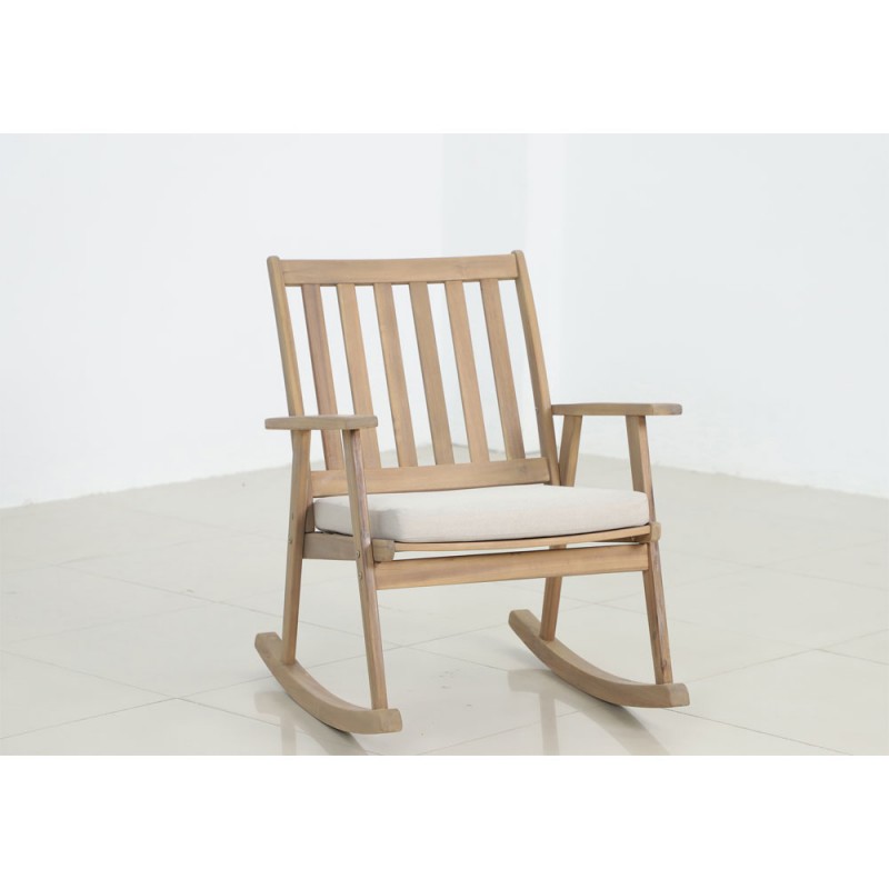 GARDEN ΠΟΛΥΘΡΟΝΑ ΜΕ ΜΠΡΑΤΣΟ ΜΑΞΙΛΑΡΙ ΦΥΣΙΚΟ 76x64x84cm