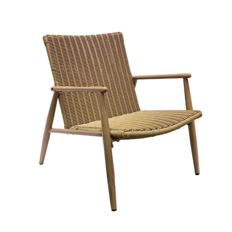 WEAVE ΠΟΛΥΘΡΟΝΑ ΜΕ ΜΠΡΑΤΣΟ ΦΥΣΙΚΟ ΚΑΡΥΔΙ 63x76x77cm