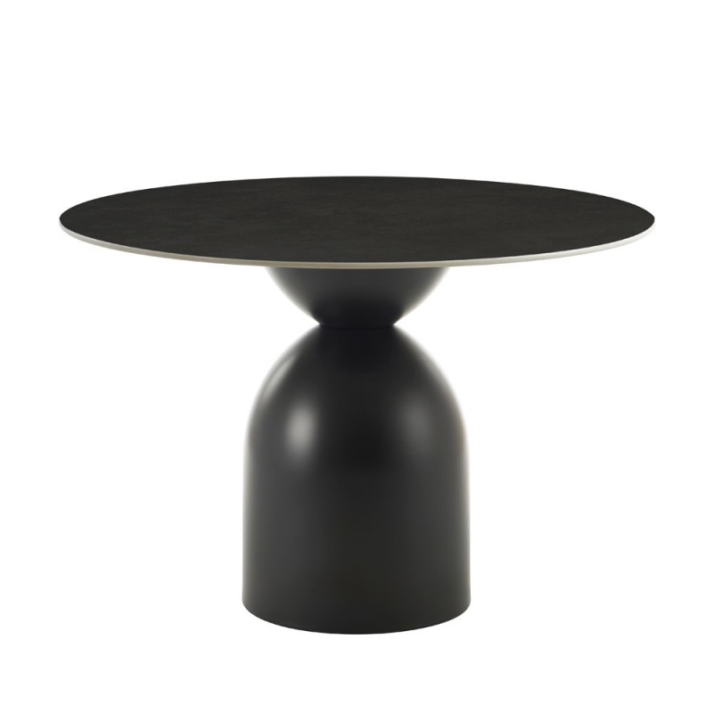 EARTH ΤΡΑΠΕΖΙ ΜΑΥΡΟ 110x110x75cm