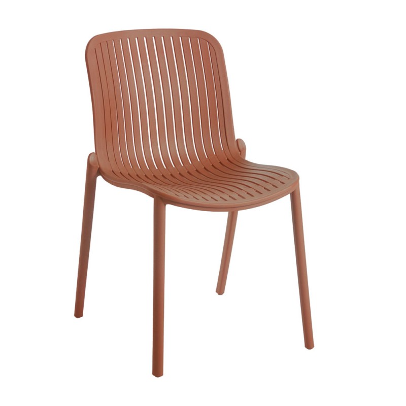 BRIO ΚΑΡΕΚΛΑ TERRACOTTA 58x56.5x82cm