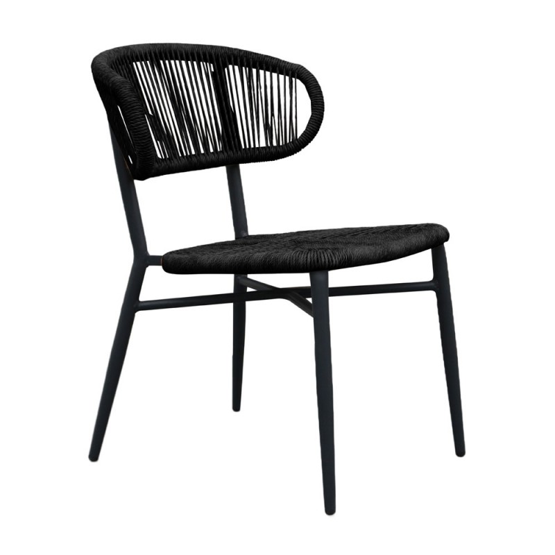 SEDAI ΚΑΡΕΚΛΑ ΜΑΥΡΟ ΜΑΥΡΟ 55x60x78cm