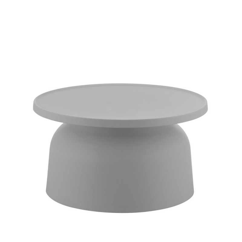 DOMI COFFEE TABLE ΓΚΡΙ 67x67x36cm