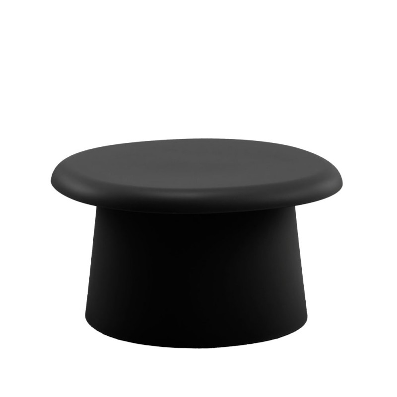 RIVVA COFFEE TABLE ΜΑΥΡΟ 70x70x39cm