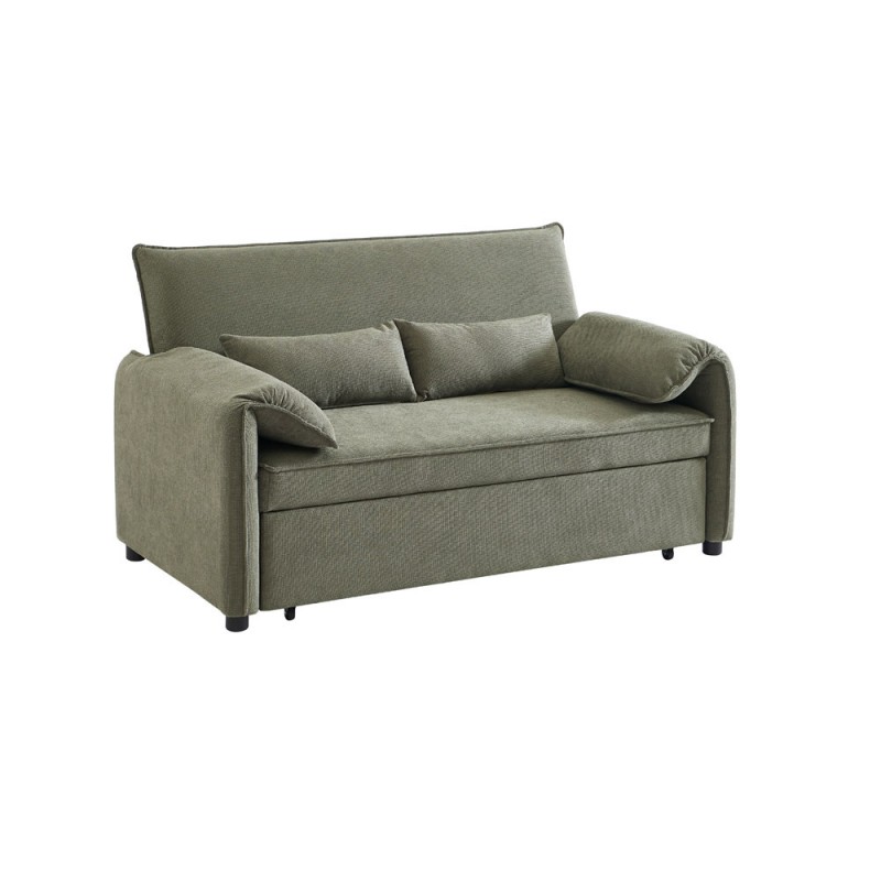 RUBIK ΚΑΝΑΠΕΣ ΚΡΕΒΑΤΙ 3ΘΕΣΙΟΣ ΠΡΑΣΙΝΟ 161x84xH92cm