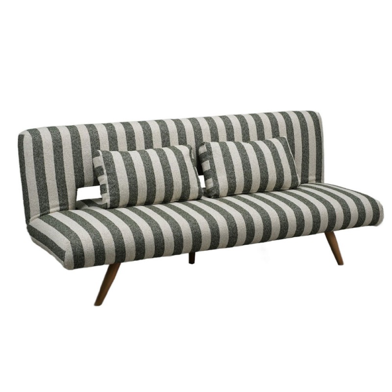 LA SPEZIA ΚΑΝΑΠΕΣ ΚΡΕΒΑΤΙ 3ΘΕΣΙΟΣ OFF WHITE ΛΑΔΙ 188x81x88cm