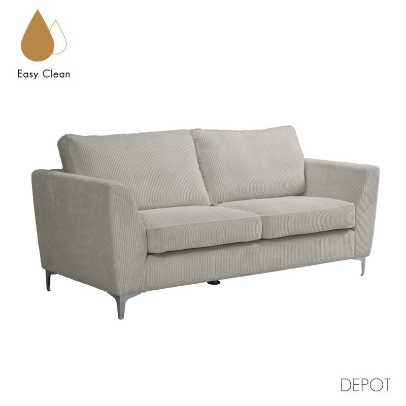 BOEL ΚΑΝΑΠΕΣ 3ΘΕΣΙΟΣ ΓΚΡΙ 200x86xH92cm