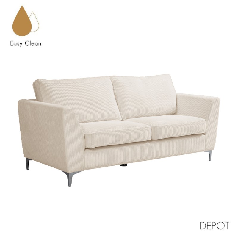 BOEL ΚΑΝΑΠΕΣ 3ΘΕΣΙΟΣ BEIGE 200x86xH92cm