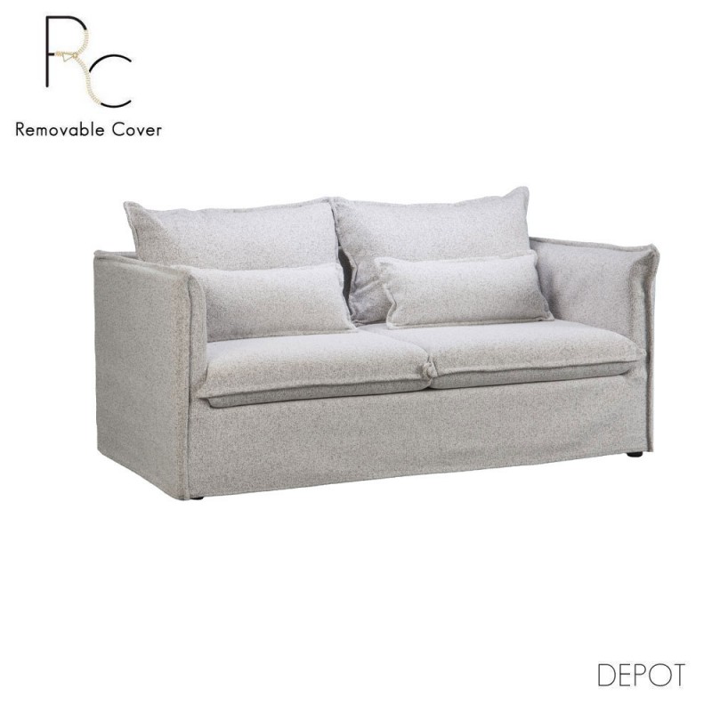 PROUD ΚΑΝΑΠΕΣ 2ΘΕΣΙΟΣ ΓΚΡΙ ΑΝΟΙΧΤΟ PUENTE 80 177x90x90