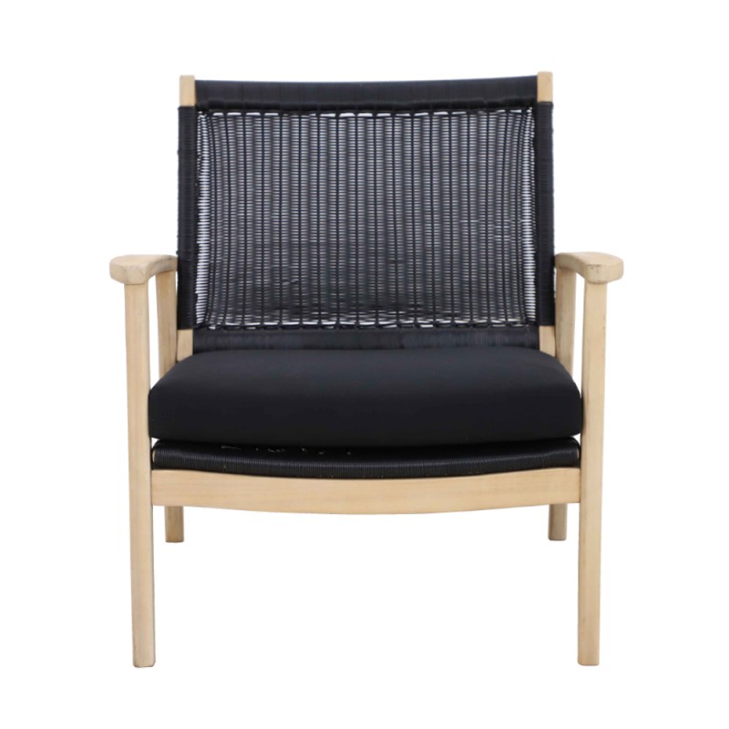 SALSA ΠΟΛΥΘΡΟΝΑ ΜΑΥΡΟ 74,5x73xH75,8cm