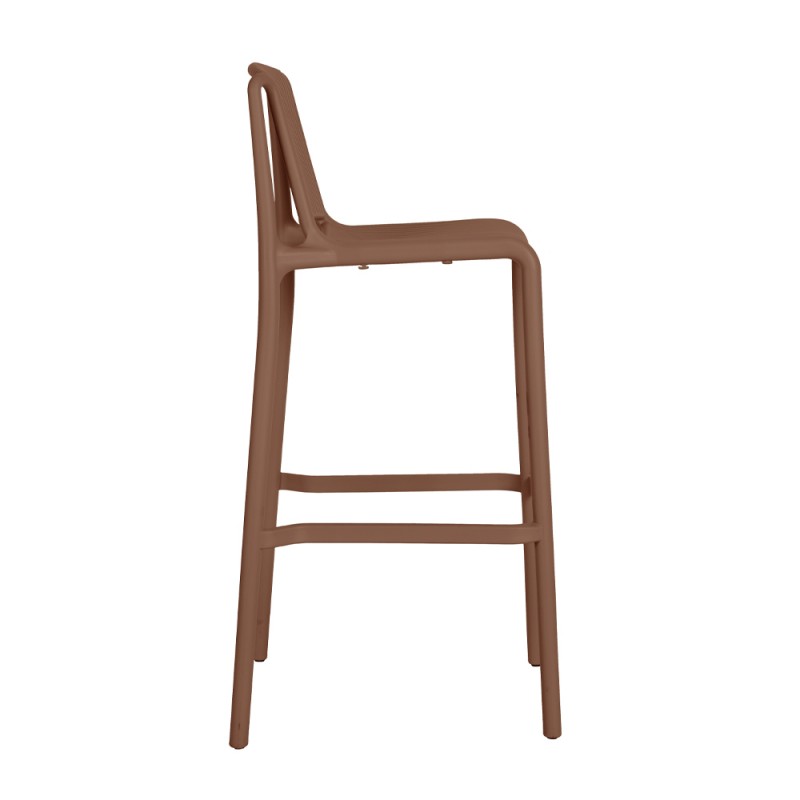 POLLY ΣΚΑΜΠΩ BAR TERRACOTTA 52,5x49xH100,5cm