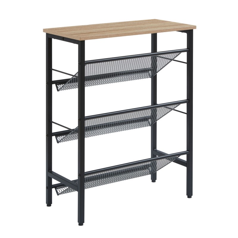 PLEXUS ΠΑΠΟΥΤΣΟΘΗΚΗ 3ΡΑΦΙΑ ΚΑΡΥΔΙ ΜΑΥΡΟ 60x30xH80cm PLEXUS ΠΑΠΟΥΤΣΟΘΗΚΗ 3ΡΑΦΙΑ ΚΑΡΥΔΙ ΜΑΥΡΟ 60x30xH80cm