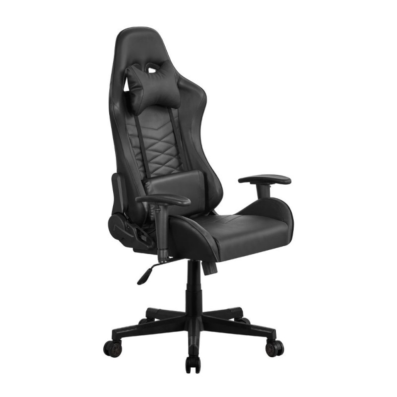 FERRARO ΚΑΡΕΚΛΑ ΓΡΑΦΕΙΟΥ ΜΑΥΡΟ 64x60xH125/135cm