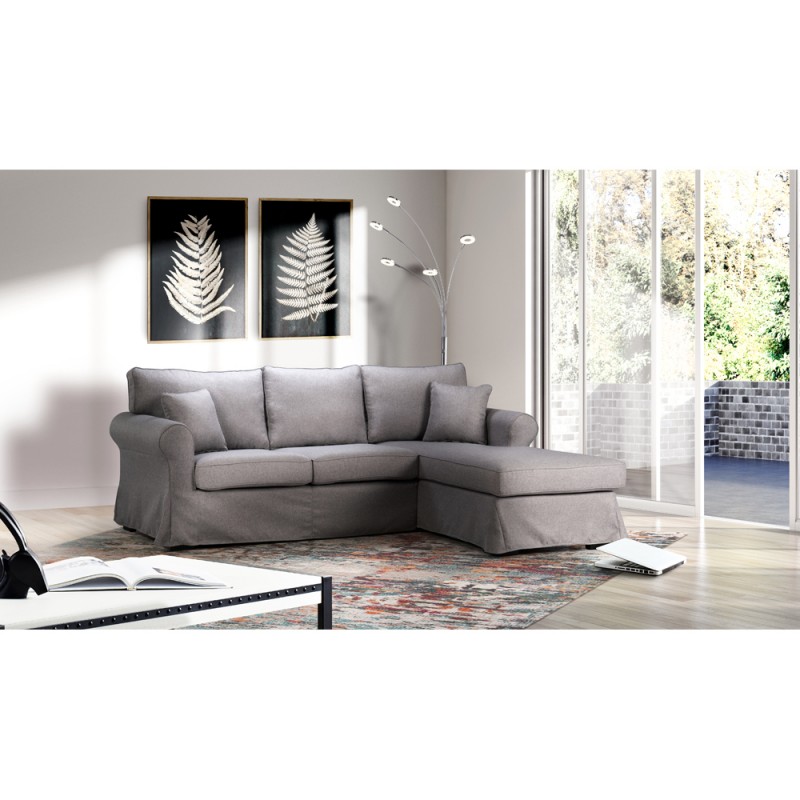 ASHLEY ΚΑΝΑΠΕΣ ΓΩΝΙΑ ΑΡΙΣΤΕΡΗ ΓΚΡΙ 236x171xH91cm