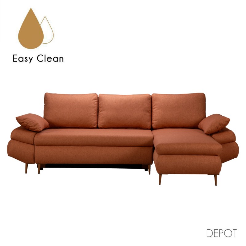 JACOB ΚΑΝΑΠΕΣ ΚΡΕΒΑΤΙ ΓΩΝΙΑ ΔΕΞΙΑ ΕΚΑΙ 264x154xH847cm