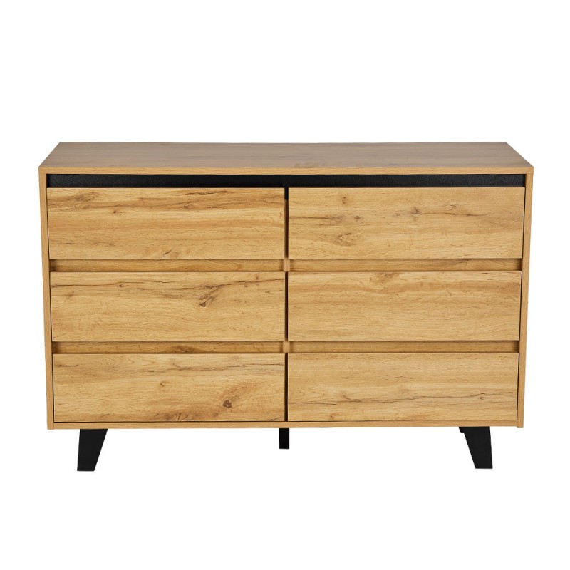 ARABICA ΚΟΜΟΤΑ SONOMA ΜΑΥΡΟ 110x40xH73cm