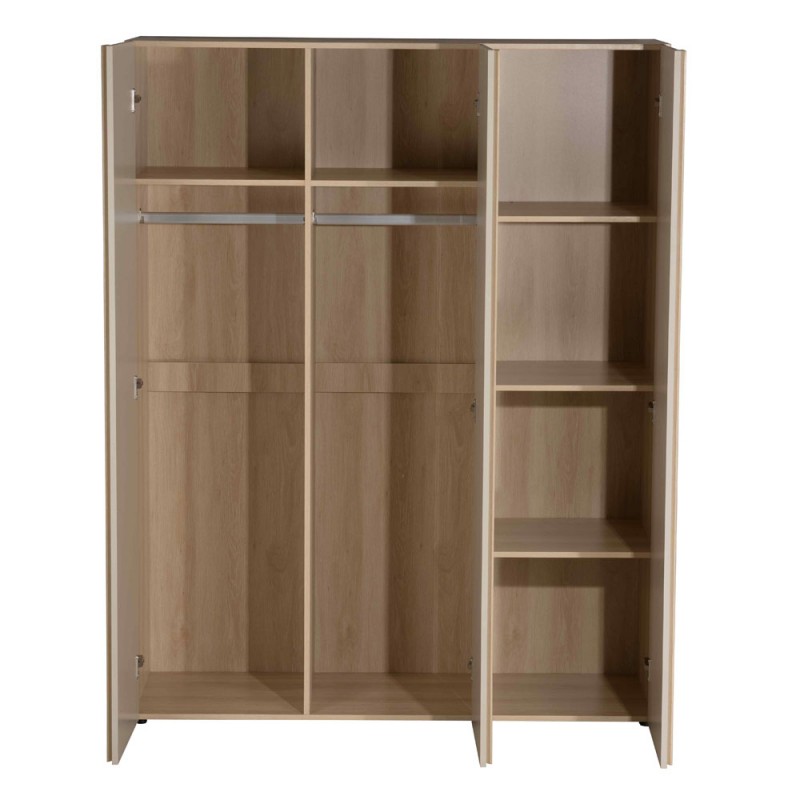 CAPPUCCINO ΝΤΟΥΛΑΠΑ 3ΠΟΡΤΕΣ LATTE SONOMA 140x52x180