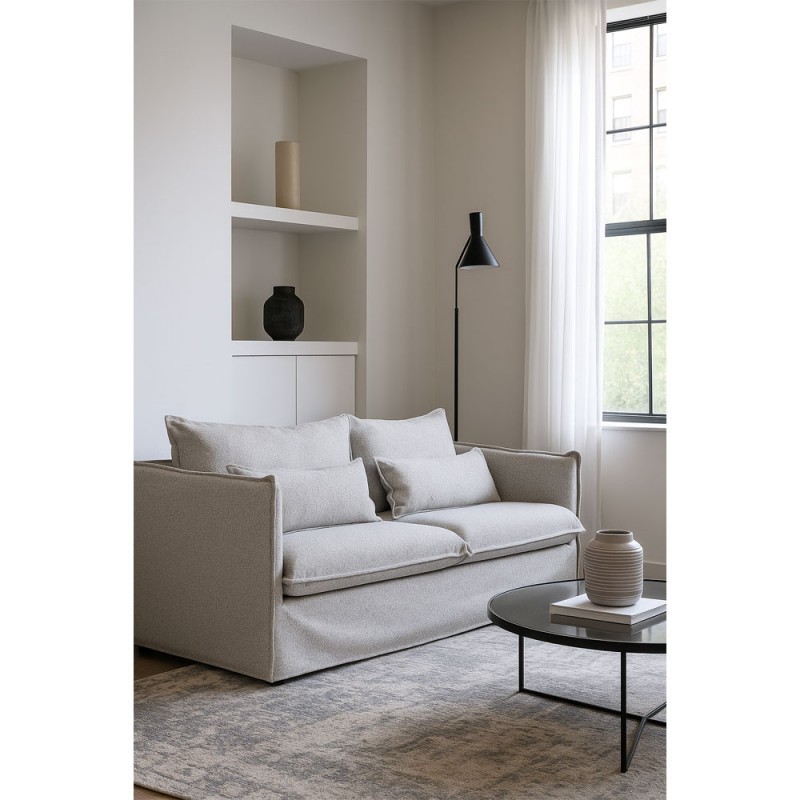 PROUD ΚΑΝΑΠΕΣ 3ΘΕΣΙΟΣ ΓΚΡΙ ΑΝΟΙΧΤΟ PUENTE 80 210x90x90