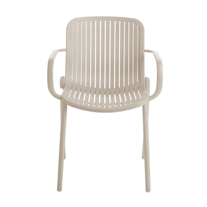 BRIO ΚΑΡΕΚΛΑ OFF WHITE 58x56.5x82cm