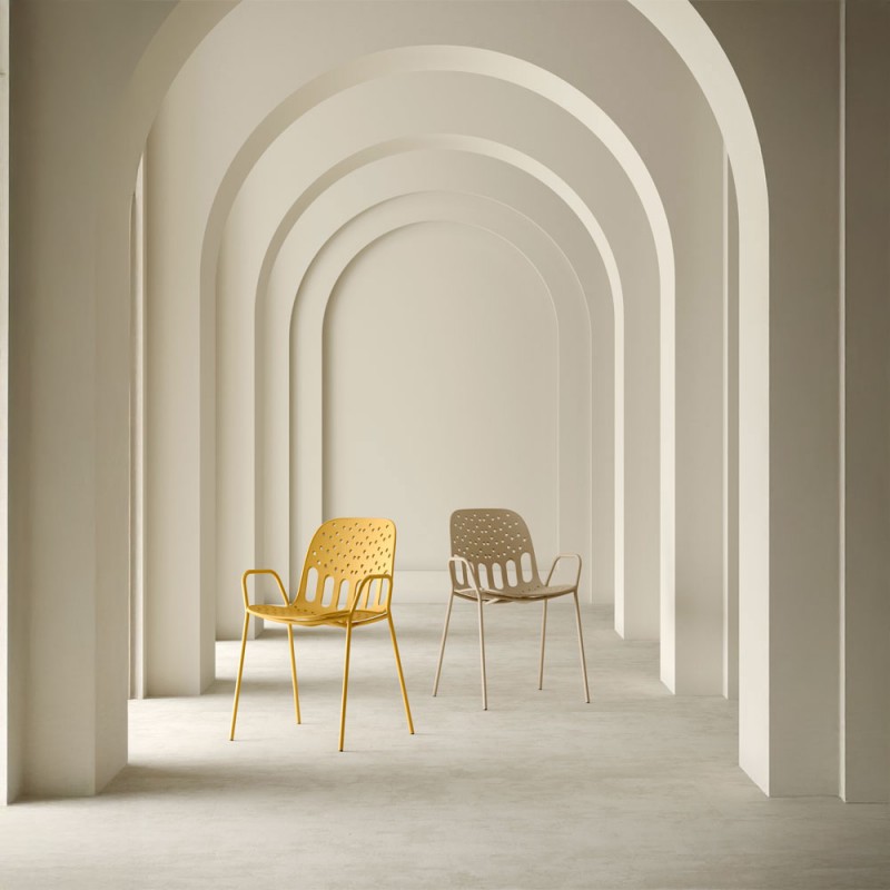 LIDO ΚΑΡΕΚΛΑ ΜΟΥΣΤΑΡΔΙ 57x55.5x80cm