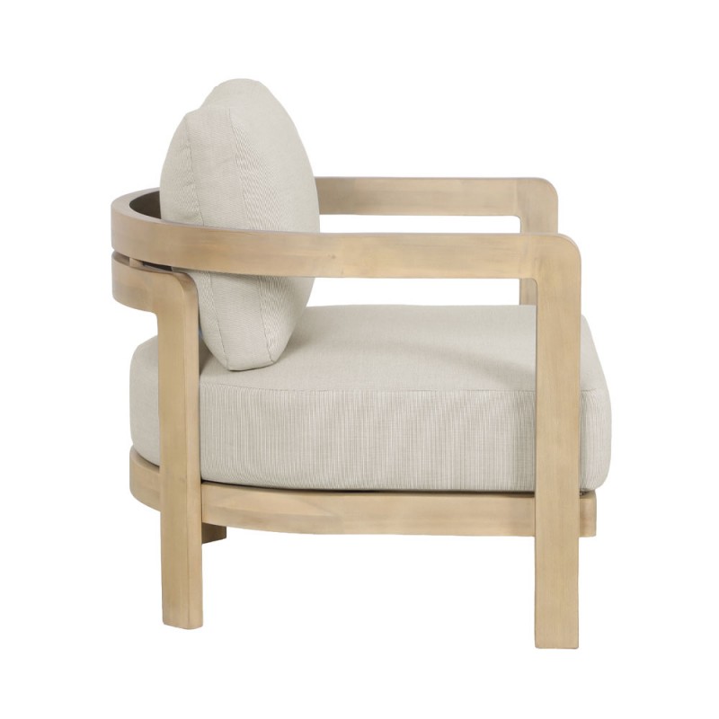 VOLARE ΠΟΛΥΘΡΟΝΑ ΜΕ ΜΠΡΑΤΣΟ ΜΠΕΖ 76x76x62cm