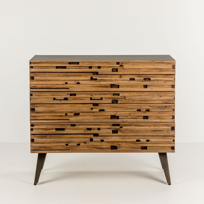 COAST ΣΥΡΤΑΡΙΕΡΑ 3ΣΥΡΤΑΡΙΑ ΜΑΥΡΟ ΦΥΣΙΚΟ 90x37x79cm