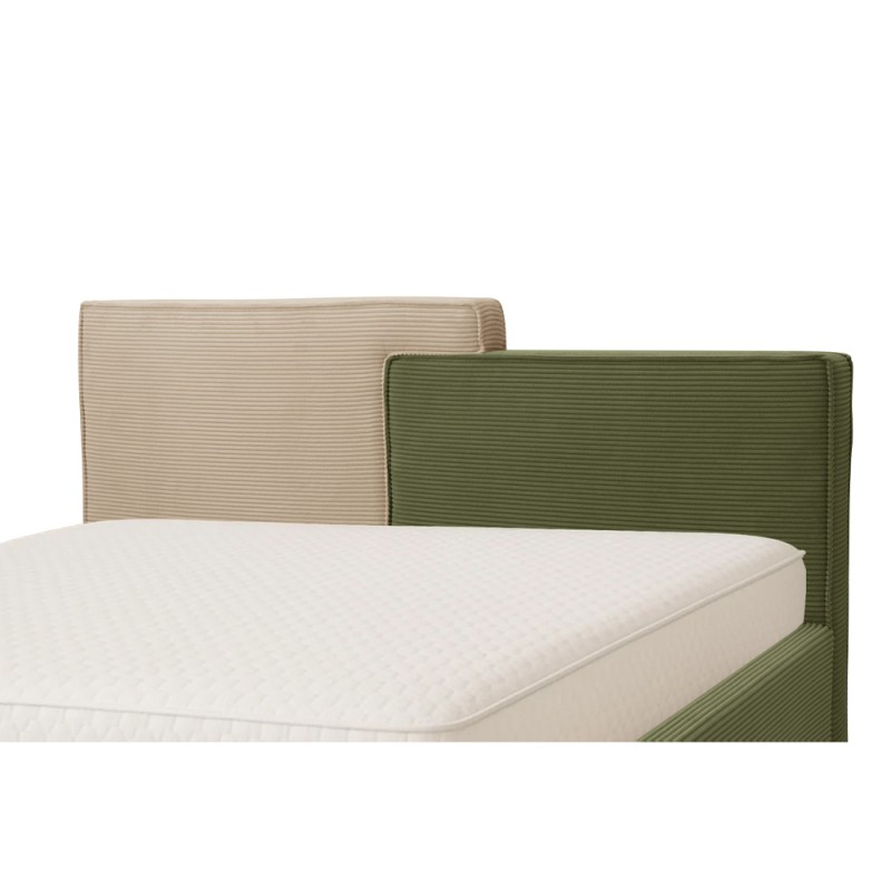 PUZZLE ΚΡΕΒΑΤΙ (ΓΙΑ ΣΤΡΩΜΑ 160x200cm) ΛΑΔΙ BEIGE 223x176x106cm