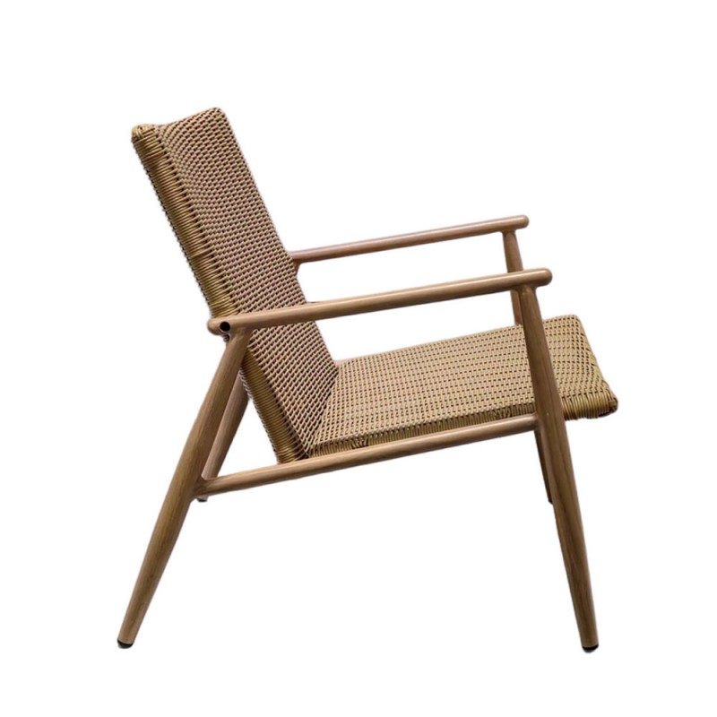 WEAVE ΠΟΛΥΘΡΟΝΑ ΜΕ ΜΠΡΑΤΣΟ ΦΥΣΙΚΟ ΚΑΡΥΔΙ 63x76x77cm