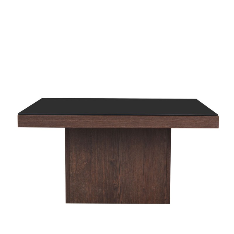 NUEZ COFFEE TABLE ΚΑΡΥΔΙ ΜΑΥΡΟ 79x79x40cm