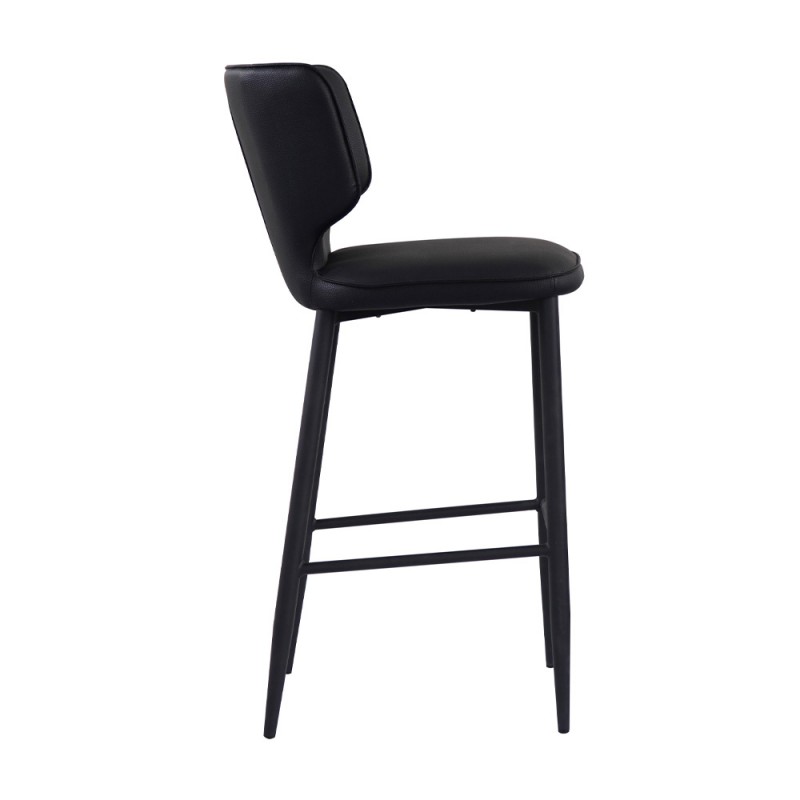 NOX ΣΚΑΜΠΟ BAR ΜΑΥΡΟ 56x46x105cm